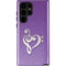Purple Glitter Musical Heart Galaxy S25 Ultra Impact Case