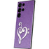 Purple Glitter Musical Heart Galaxy S24 Ultra Skin