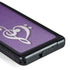 Purple Glitter Musical Heart Galaxy S24 Ultra Waterproof Case