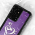 Purple Glitter Musical Heart Galaxy S24 Ultra Waterproof Case