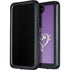 Purple Glitter Musical Heart Galaxy S24 Waterproof Case