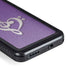 Purple Glitter Musical Heart Galaxy S24 Waterproof Case