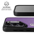Purple Glitter Musical Heart Galaxy S25 FE Kickstand Case