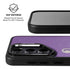 Purple Glitter Musical Heart Galaxy S26 Plus Kickstand Case