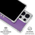 Purple Glitter Musical Heart Galaxy S26 Ultra Clear Case