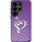 Purple Glitter Musical Heart Galaxy S26 Ultra Impact Case