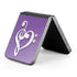 Purple Glitter Musical Heart Galaxy Z Flip6 Skin