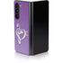 Purple Glitter Musical Heart Galaxy Z Fold5 5G Skin