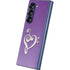 Purple Glitter Musical Heart Galaxy Z Fold6 Skin