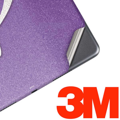 Purple Glitter Musical Heart iPad Skins