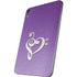 Purple Glitter Musical Heart Apple iPad Mini Skin
