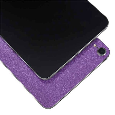 Purple Glitter Musical Heart Apple iPad Mini Skin