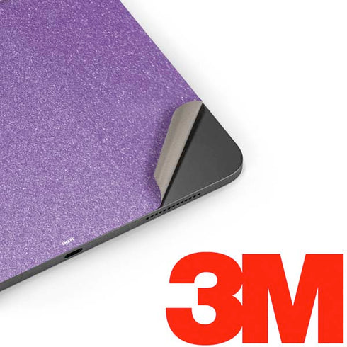 Purple Glitter Musical Heart Apple iPad Pro Skin