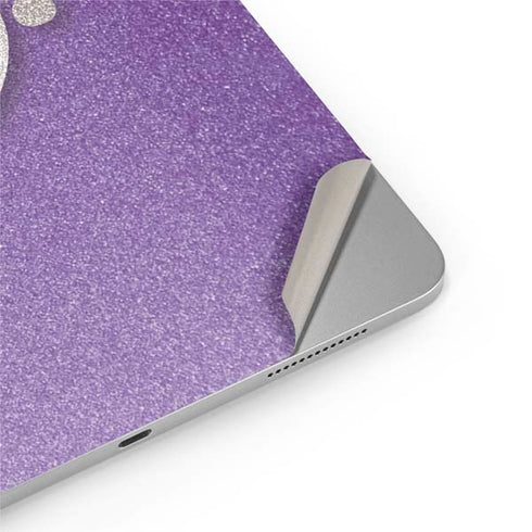 Purple Glitter Musical Heart iPad Pro 13in M4 (2024) Skin