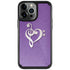 Purple Glitter Musical Heart iPhone Cases
