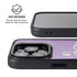 Purple Glitter Musical Heart iPhone 14 Pro Max Kickstand Case
