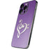 Purple Glitter Musical Heart iPhone 15 Pro Max Skin