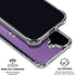 Purple Glitter Musical Heart iPhone 16 Clear Case