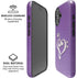 Purple Glitter Musical Heart iPhone 16 Magsafe Impact Case