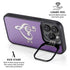 Purple Glitter Musical Heart iPhone 16 Pro Kickstand Case