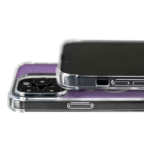 Purple Glitter Musical Heart iPhone 16 Pro MagSafe Case