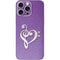 Purple Glitter Musical Heart iPhone 16 Pro Max Skin