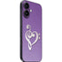 Purple Glitter Musical Heart iPhone 16 Skin