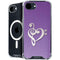 Purple Glitter Musical Heart iPhone 16e MagSafe Case