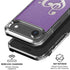 Purple Glitter Musical Heart iPhone 17 Air Clear Case