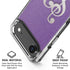 Purple Glitter Musical Heart iPhone 17 Air Clear Case