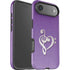 Purple Glitter Musical Heart iPhone 17 Air Impact Case
