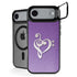 Purple Glitter Musical Heart iPhone 17 Air Kickstand Case