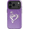 Purple Glitter Musical Heart iPhone 17 Pro Magsafe Impact Case