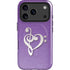 Purple Glitter Musical Heart iPhone 17 Pro Magsafe Impact Case