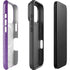 Purple Glitter Musical Heart iPhone 17 Pro Magsafe Impact Case