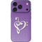 Purple Glitter Musical Heart iPhone 17 Pro Skin