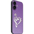 Purple Glitter Musical Heart iPhone 17 Skin
