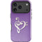 Purple Glitter Musical Heart iPhone 18 Pro Max Impact Case