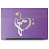 Purple Glitter Musical Heart Dell Latitude Skin