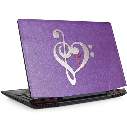 Purple Glitter Musical Heart Legion Y720 Skin