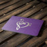 Purple Glitter Musical Heart Apple MacBook Air Skin