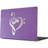 Purple Glitter Musical Heart Apple MacBook Pro 14-inch Skin