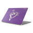 Purple Glitter Musical Heart Apple MacBook Pro 16-inch Skin