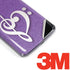 Purple Glitter Musical Heart Moto E5 Plus Skin