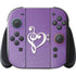 Purple Glitter Musical Heart Nintendo Switch 2 (2025) with Joy-Con Skin