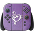 Purple Glitter Musical Heart Nintendo Skins