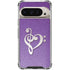 Purple Glitter Musical Heart Pixel 9/9 Pro Clear Case