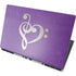 Purple Glitter Musical Heart Dell Precision Skin
