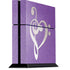 Purple Glitter Musical Heart PlayStation PS4 Skins