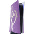 Purple Glitter Musical Heart PlayStation PS5 Skins